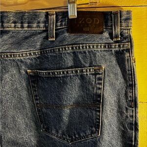 Casual Men's Izod Relaxed Fit Denim Jeans preppy minimalist 48x30 EUC